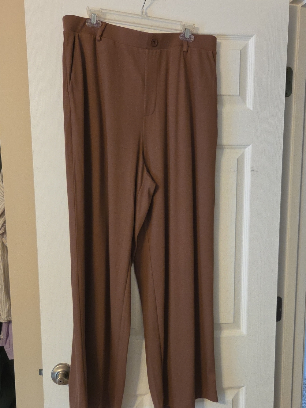 torrid Chocolate Brown Wide-Leg Dress Pants